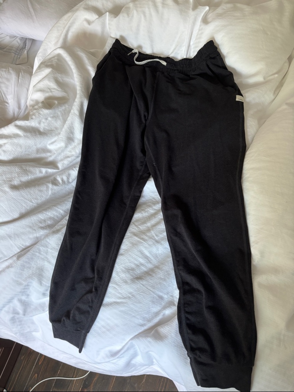 Vuori Black Track Joggers